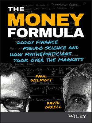 cover image of The Money Formula